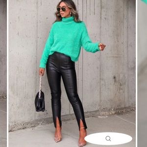 VICI- faux leather pants